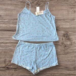 Jessica Simpson Light Blue Pajama Set